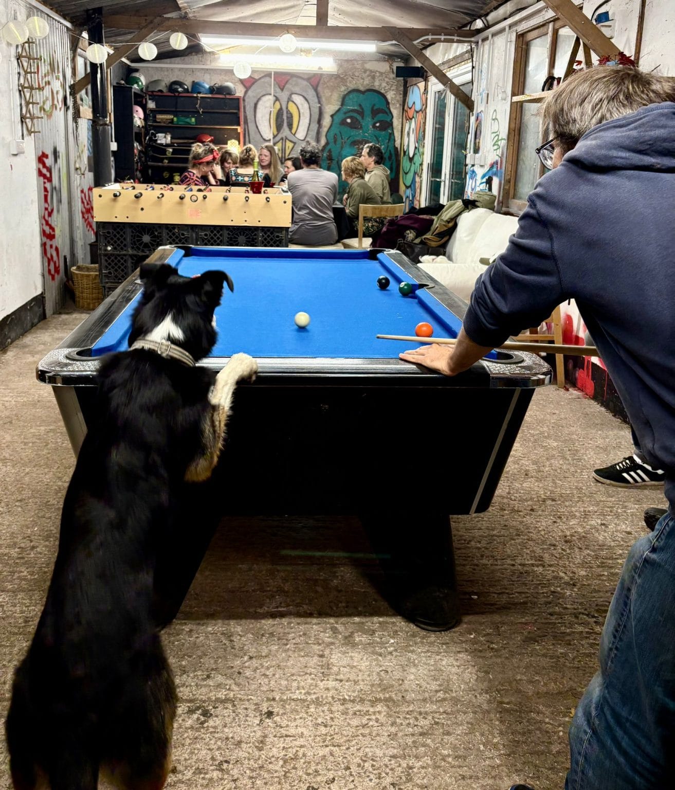 Games room at Camp Hillcrest.