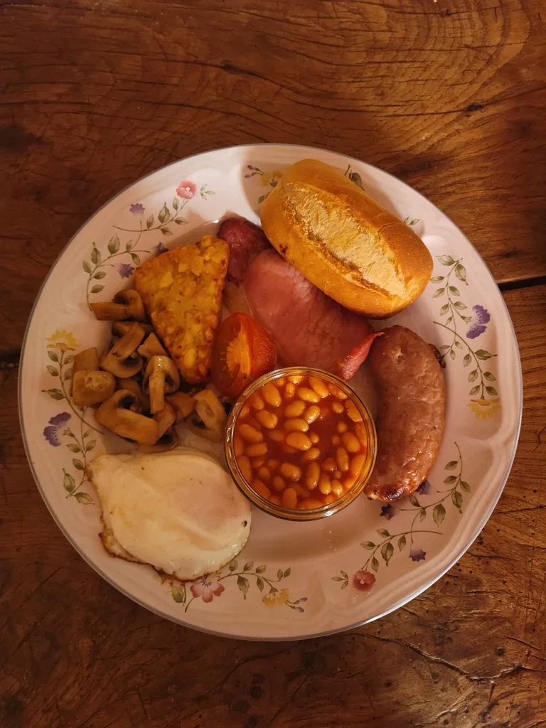 Camp Hillcrest Locally Sourced Breakfast.