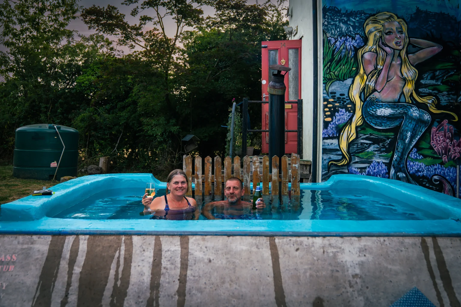 Hot tub at Camp Hillcrest