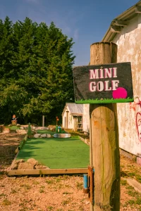 Mini golf at Camp Hillcrest