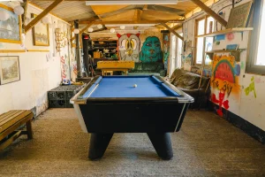 Pool table at Camp Hillcrest